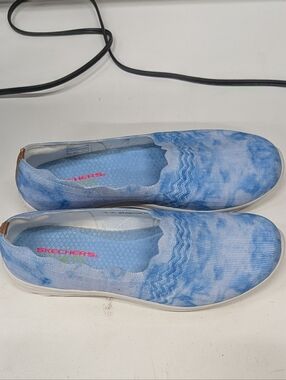Skechers Relaxed Fit Memory Foam. Blue Slip On